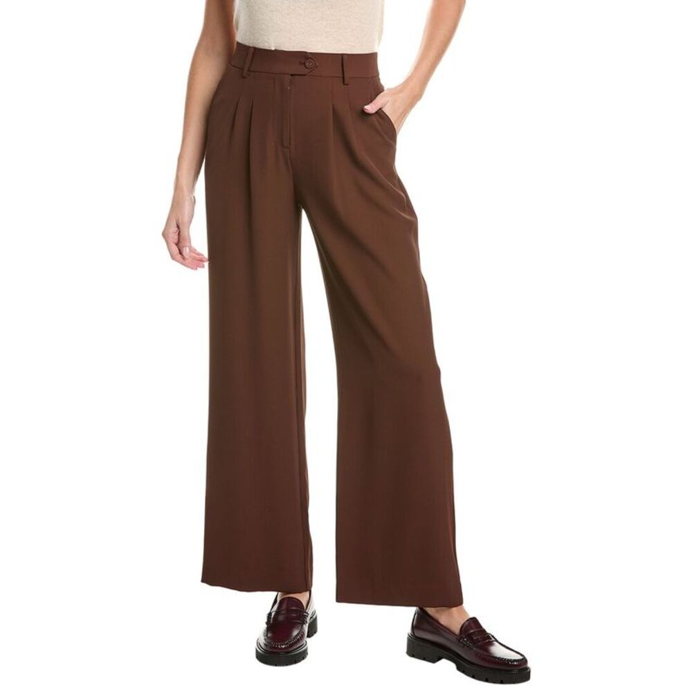 Laundry By Shelli Segal Womens  Extended Tab Pleated Pant